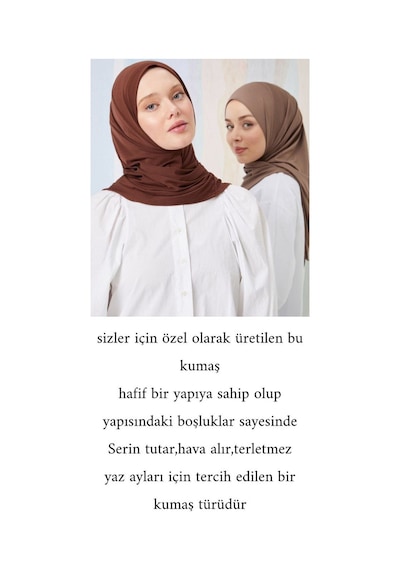 Melodi Scarf Kadın Tesettür Pratik Hijab Şal Lacivert Lacivert