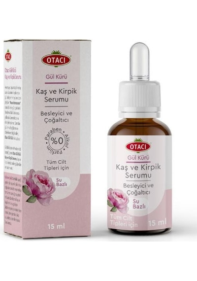 Otacı Gül Kürü Kaş Ve Kirpik Serumu Besleyici Çoğaltıcı 15 Ml