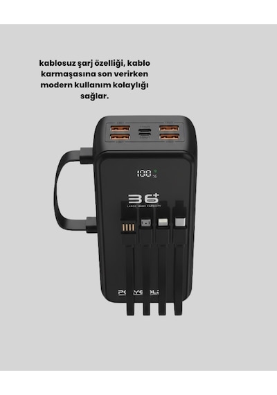 36.000 Powerbank - Lisinya Siyah