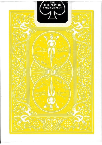Bicycle Standard Endeks Sarı Oyun Kartları