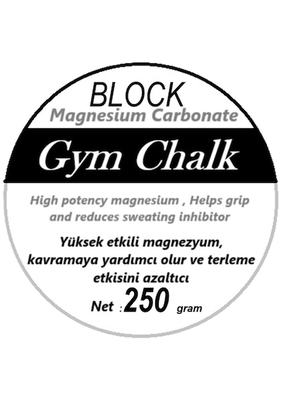Gym Chalk Block 250 Gram Blok Magnezyum Karbonat Spor Ve Dağ Tırmanışı Beyaz