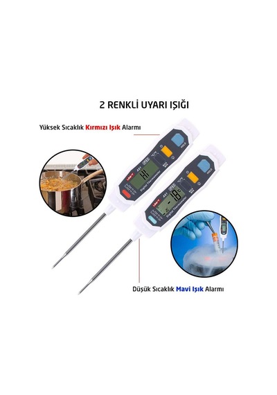 Uni-t A61 Gıda Sıcaklık Ölçer Dijital Termometre -40/250°C