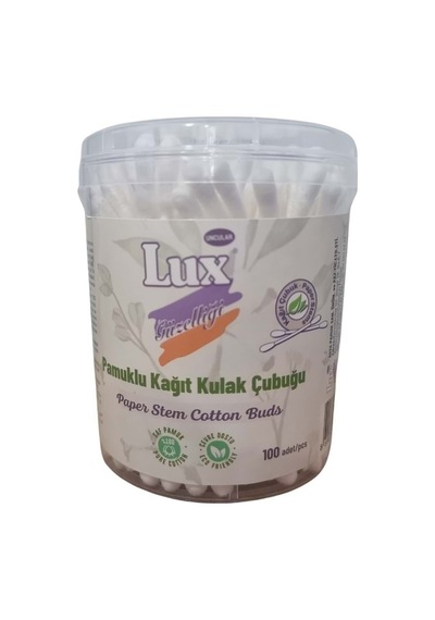 Lux Pamuklu Kağıt Kulak Çubuğu 100'lü