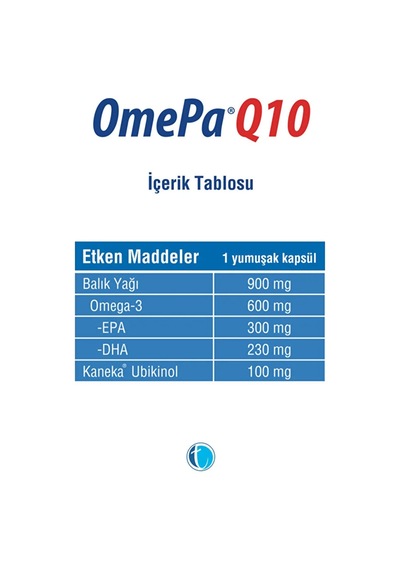 Omepa Q10 60 Kapsül Tanışma Paketi Shaker Hediyeli