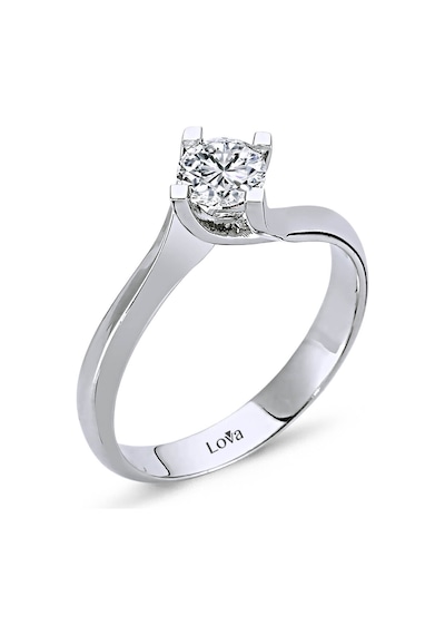 Lova F Renk 0,46 Karat Pırlanta Tektaş Yüzük - Hrd - 1030097