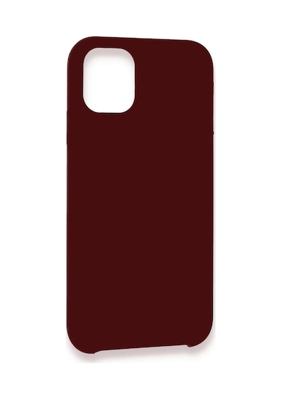 Newface - 872 - İphone 11 Pro Max Kılıf Lansman Legant Silikon - Kmrsfres - - Bordo