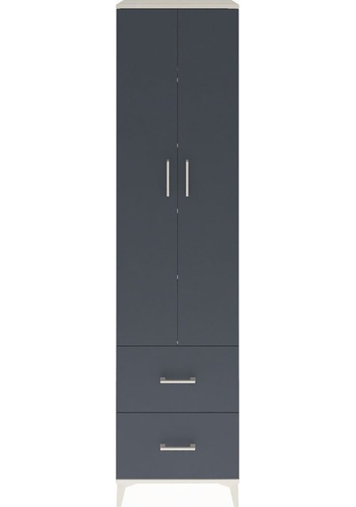 Hyperion Dolap 5 Raflı 2 Çekmeceli 2 Kapaklı 60x44x243 Aytaşı-antrasit Atlas Çam Hyperion Dolap 5 Raflı 2 Çekmeceli 2 Kapaklı 60x44x243 Aytaşı-antrasit Atlas Çam