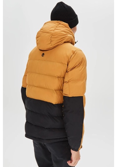 Timberland Oa Puffer Kapüşonlu Erkek Mont Sarı Sarı - Siyah