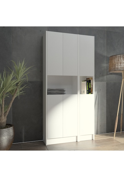 Kuta Flat85 Kitaplık 6 Kapaklı Kütüphane (487094274)
