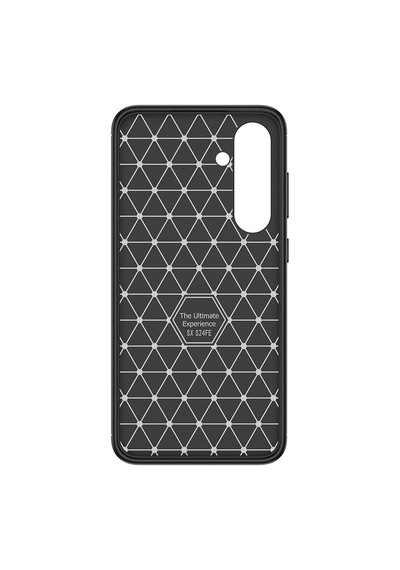Samsung Galaxy Uyumlu S24 Fe Kılıf Kamera Korumalı Karbon Desenli Kapak