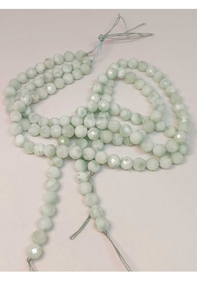 Larimar Taşı Faset Kesim Yarım Dizi 8mm 18cm Uzunluğundadır Çok Renkli