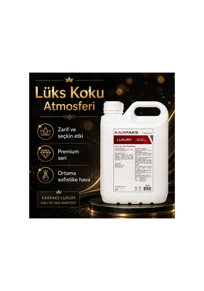Luxury Halı Ve Oda Parfümü 5 L Premium Ferah Koku Profesyonel Kullanım