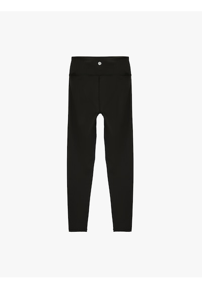 Koton Yüksek Bel Slim Fit Spor Tayt Siyah 6sak40146nk Siyah