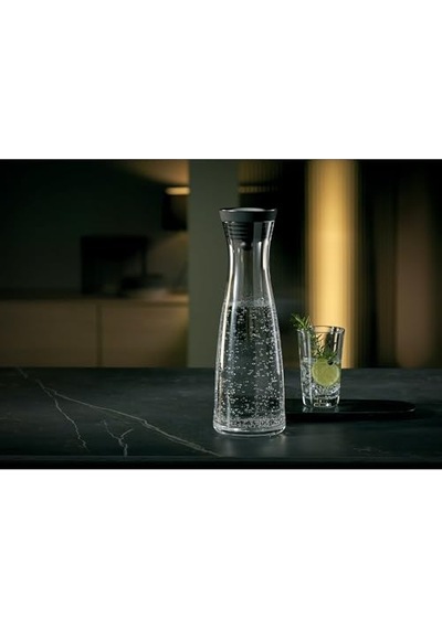 Cam Ahşap Saplı Su Karafı 1 Lt