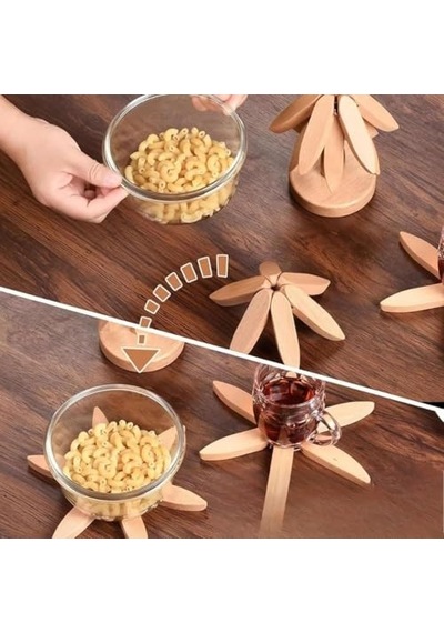 Ağacı Figürü Doğal Renk Kayın Ağacı 22.35 Cm Yükseklik Masa Üstü Dekoratif Süs Diğer