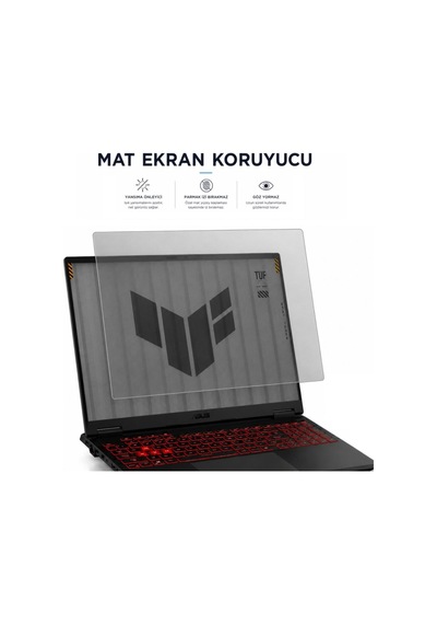 Asus Tuf Gaming A16 16 İnç Mat Ekran Koruyucu Nano Şeffaf