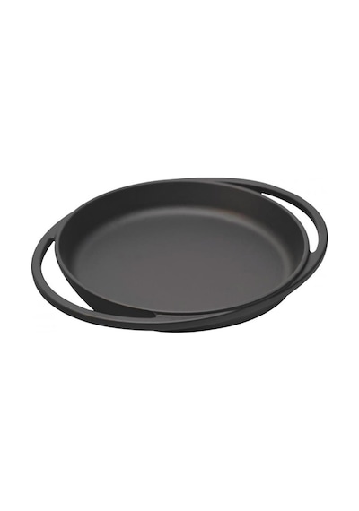 Lava Kulplu Döküm Demir Yuvarlak Tava Çap () 20 CM
