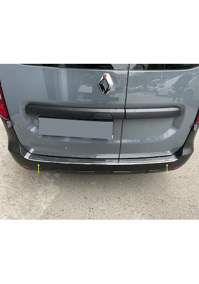 Renault Express Krom Arka Tampon Eşiği 2021 Üzeri Paslanmaz Ç.
