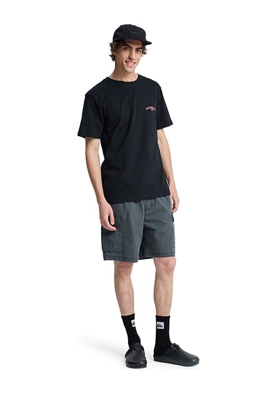 Quiksilver Tap In Erkek Siyah Outdoor T-shirt Eqyzt08307-11783