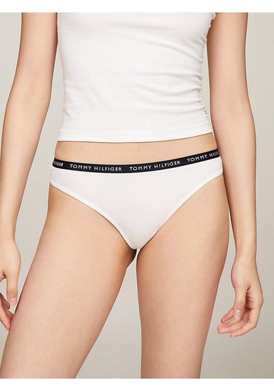 Tommy Hilfiger 3p Thong-9029 Siyah - Gri - Beyaz