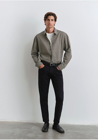 Mavi Mılan Classic Denim Yıkamalı Siyah Siyah Erkek Kot Pantolon M0081090642