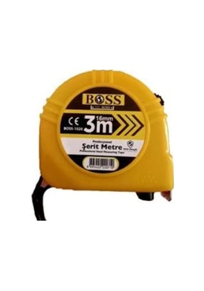 Boss Şerit Metre 16mm 3 Metre Kdo Diğer