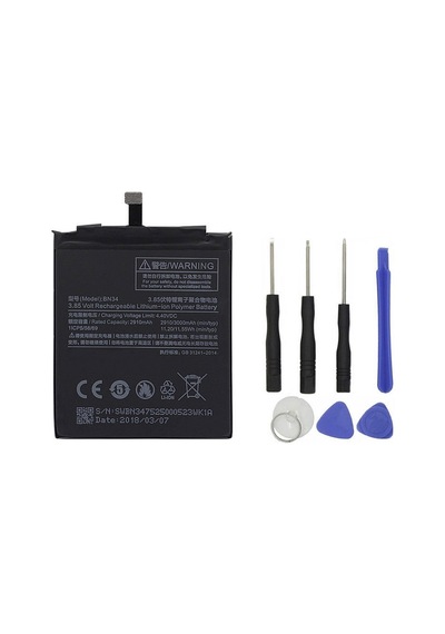 Xiaomi Redmi 5A Bn34 Batarya Pil + Tamir Seti