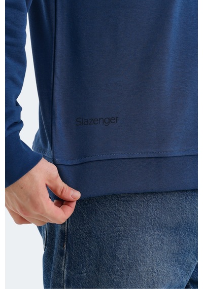 Slazenger Orvar In Erkek Lacivert Sweatshırt