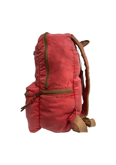 Old Cotton Cargo Kaliteli Vintage Unisex Tek Gözlü Disayn Sırt Günlük Okul Gezi Çantası Donny Bag Pembe