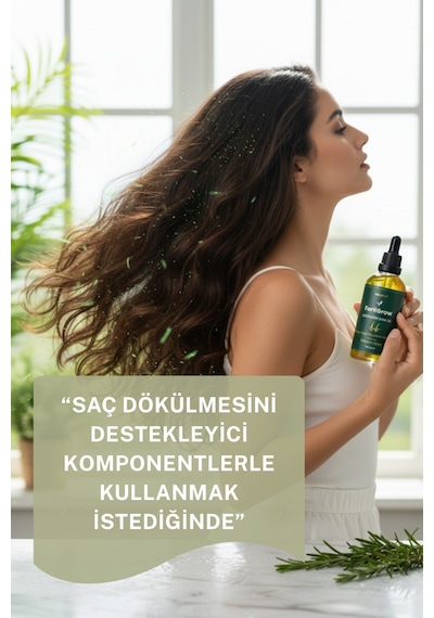 Fortigrow Dökülme Karşıtı & Canlandırıcı 100 Ml - Biberiye & Kafein Saç Bakım Yağı