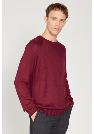 AC&Co / Altınyıldız Classics Erkek Bordo Standart Fit Normal Kesim Bisiklet Yaka Triko Kazak Bordo AC&Co / Altınyıldız Classics Erkek Bordo Standart Fit Normal Kesim Bisiklet Yaka Triko Kazak Bordo
