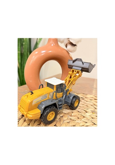 İş Makinesi Metal Uçlu Kepçe Buldozer Çocuk Mühendisliği Kırılmaz Oyuncak