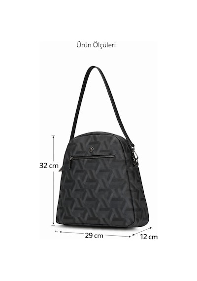Us Polo Assn Us25517 Siyah Uspolo Assn Kadın Sırt Ve Omuz Çantası