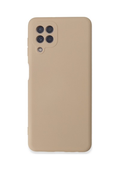Galaxy  Uyumlu  A22 Kılıf Nano İçi Kadife Silikon - Pudra
