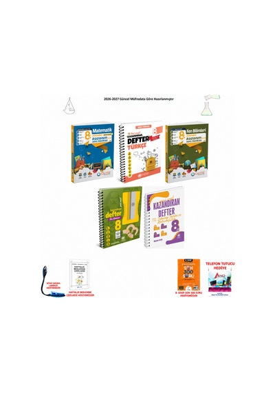 Çanta 8. Sınıf Lgs Tüm Dersler 176 5 Kitap Seti