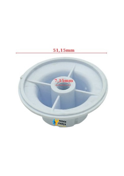 Vantilatör Pervane Somunu 51mm Dış Çap 7mm Diş Giriş