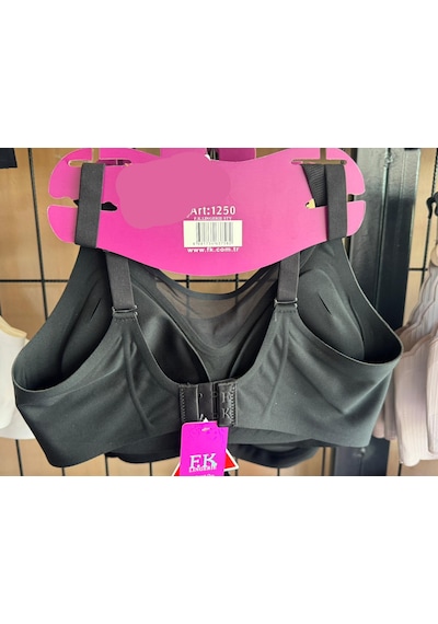 Fk Lingerie Art: 1250 Dikişsiz Lazer Kesim Tül Detaylı Pedli Ve Balensiz Konfor Sütyen Siyah Fk Lingerie Art: 1250 Dikişsiz Lazer Kesim Tül Detaylı Pedli Ve Balensiz Konfor Sütyen Siyah