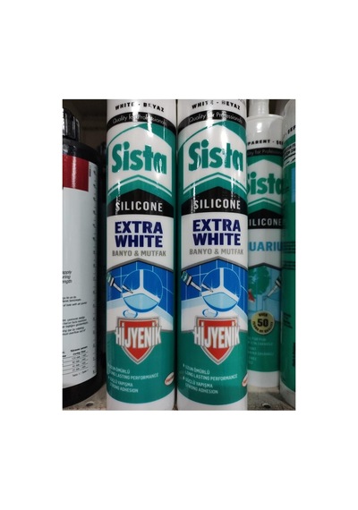Silikon Extra Beyaz Banyo Ve Mutfak Sızdırmazlık Malzemesi, 280 Ml Diğer