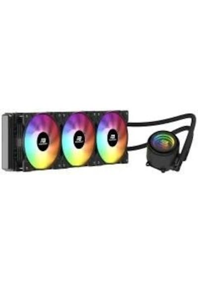 Powerboost Cırcle 360b R.bow Fan Lga1700/am5 Uyumlu 360mm Cpu Sıvı Soğutma Siyah 360 MM