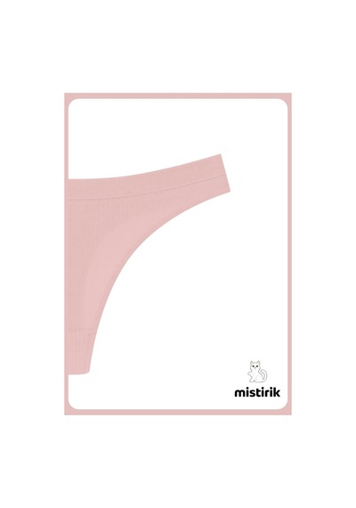 Paulo Model Esnek Ve Yumuşak Fitilli String Model Spor Külot Açık Pembe Renk Açık Pembe