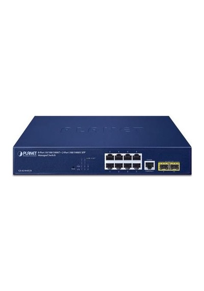 Planet Pl Gs 4210 8T2S 8 Port 10/100/1000 2 Port Sfp Managed Giga Planet Pl Gs 4210 8T2S 8 Port 10/100/1000 2 Port Sfp Managed Giga