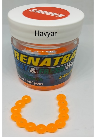 Renatbait Deniz Tatlı Su Levrek Çupra Alabalık Silikon Yem 6 Mm