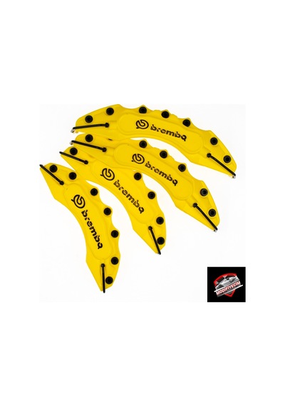 Sarı Brembo Üstü Baskılı Kaliper Kapağı 4'Lü Set