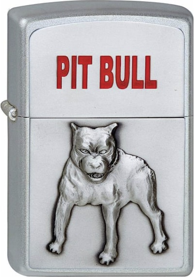 Zippo 205 Pit Bull Emblem Çakmak - 1320048