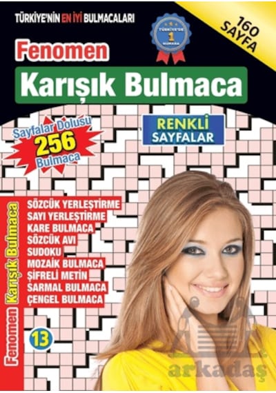 Fenomen Karışık Bulmaca 13 Maxi Yayıncılık Ciltli