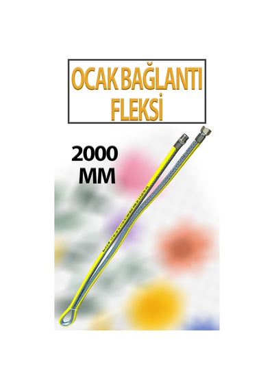 Ocak Bağlantı Fleksi 2000 Mm 2 Metre Uzunluğunda 1/2 Lik