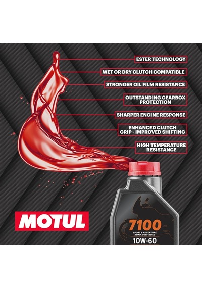 Motul 7100 10w60 4t 1 Litre Motosiklet Yagi