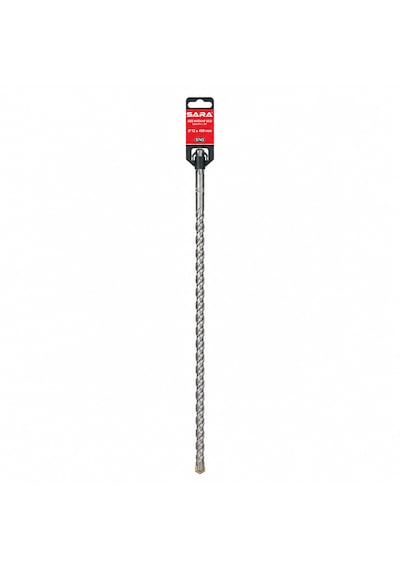 Sara S743 Sds Plus Matkap Ucu 12 X 450 Mm, 2 Kesicili Tungsten Karbür Uçlu