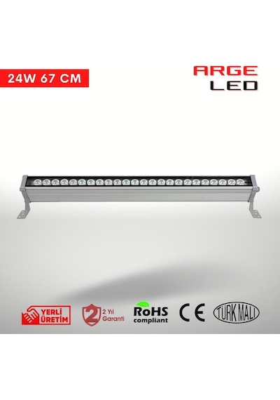 Argeled Mavi Wallwasher Duvar Boyama 67 Cm 24w