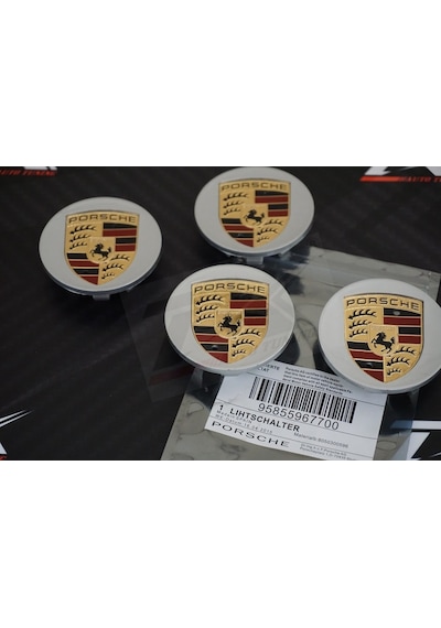 Porsche Jant Göbeği Kapak Seti 65Mm